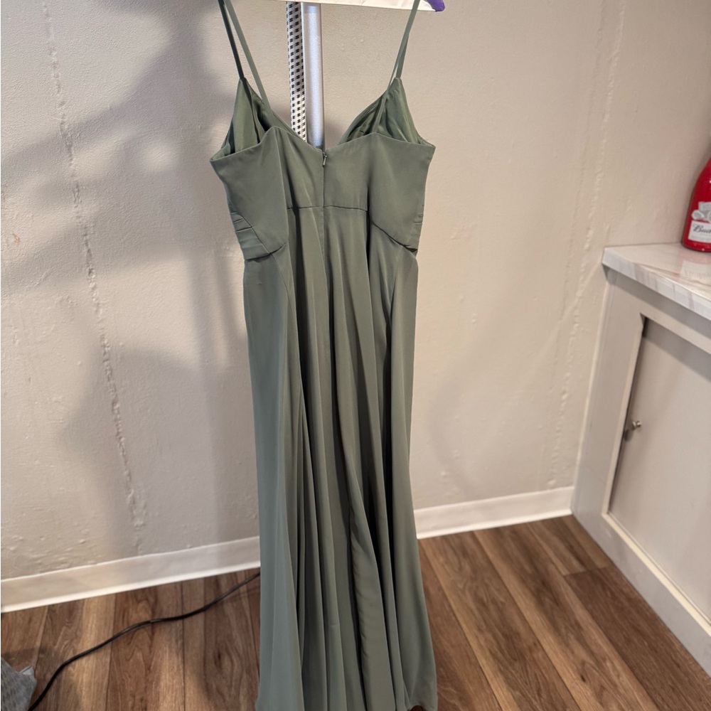 Elegant Green Women's Dress
